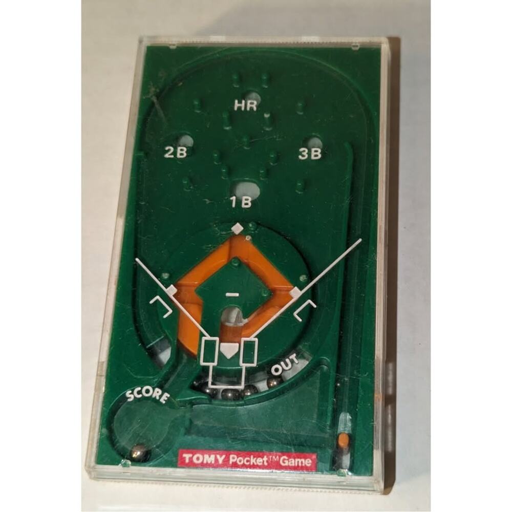 Vintage 1975 Tomy Baseball Pocket Game Handheld Made Japan Rare
